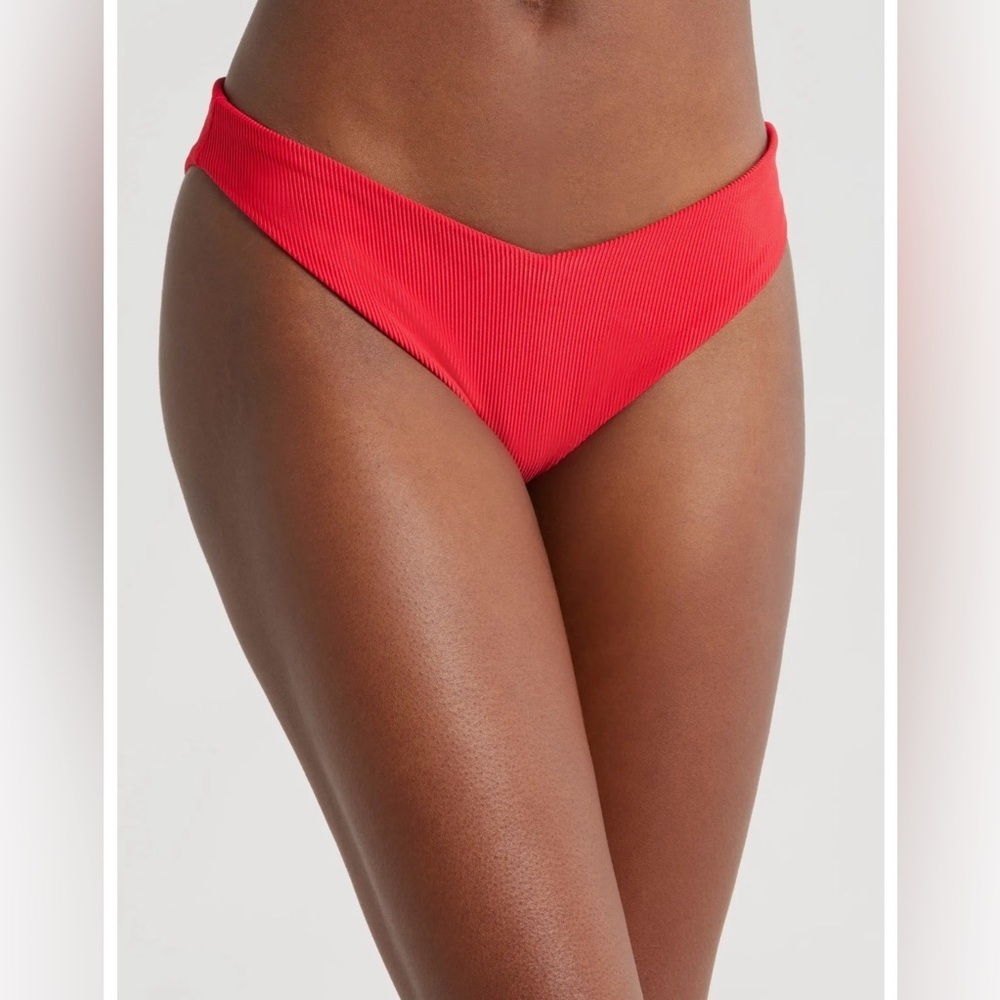 Beach Riot Vanessa High Cut Bikini Bottoms